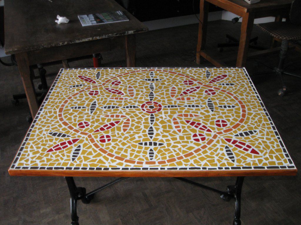 Table mosaïque
Réalisée par Bernard