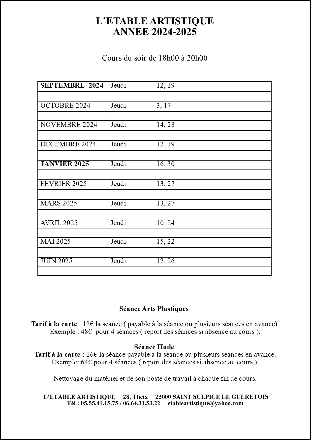 planning 2024 2025 cours jeudi soir planning 2024 2025 cours jeud soir